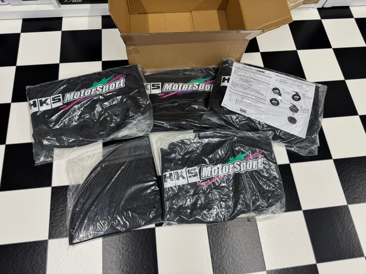 HKS Oil Splash Tyre Cover - Set of 4