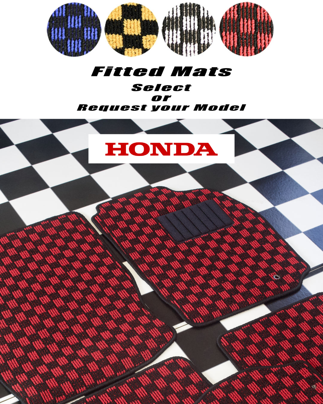 Fitted Check Mats for Honda Models