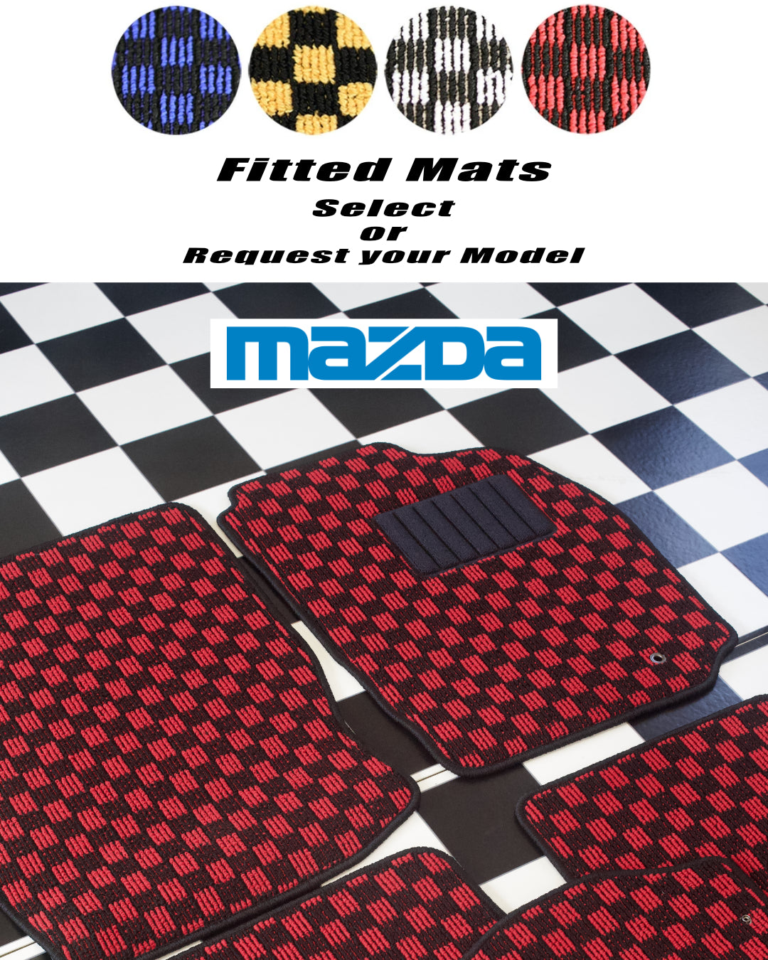 5-Piece Mat Set for Mazda Models