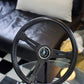 Nardi Classic 360mm with Blue Stitching and Logo