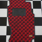 Karo R32 GTR Front Mat Set - Red/Black