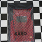 Karo R32 GTR Front Mat Set - Red/Black
