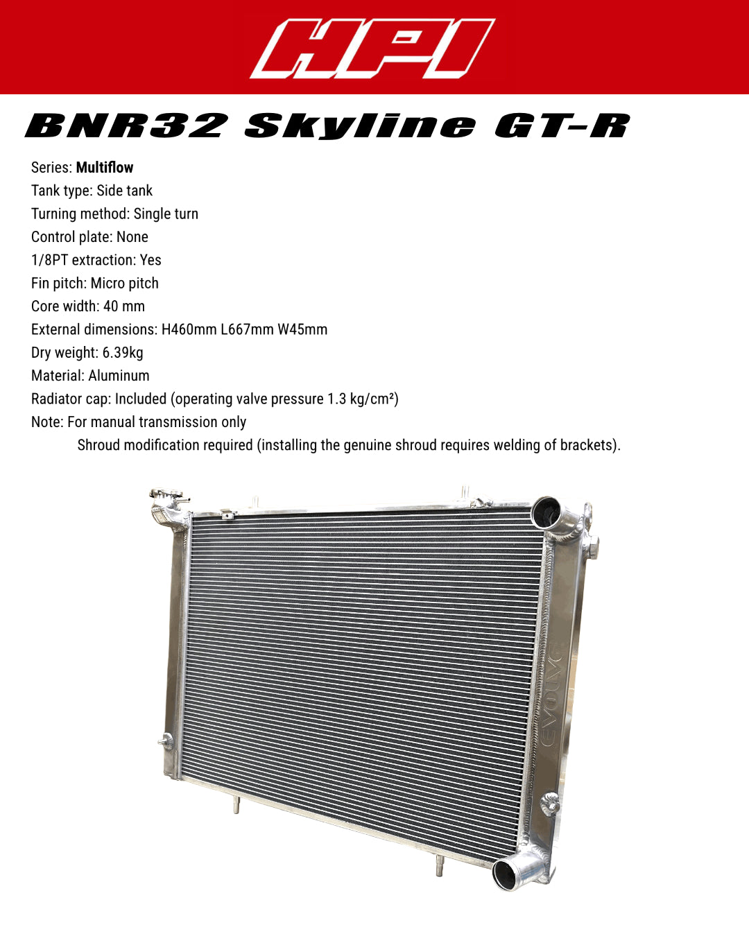HPI Radiator Kit
