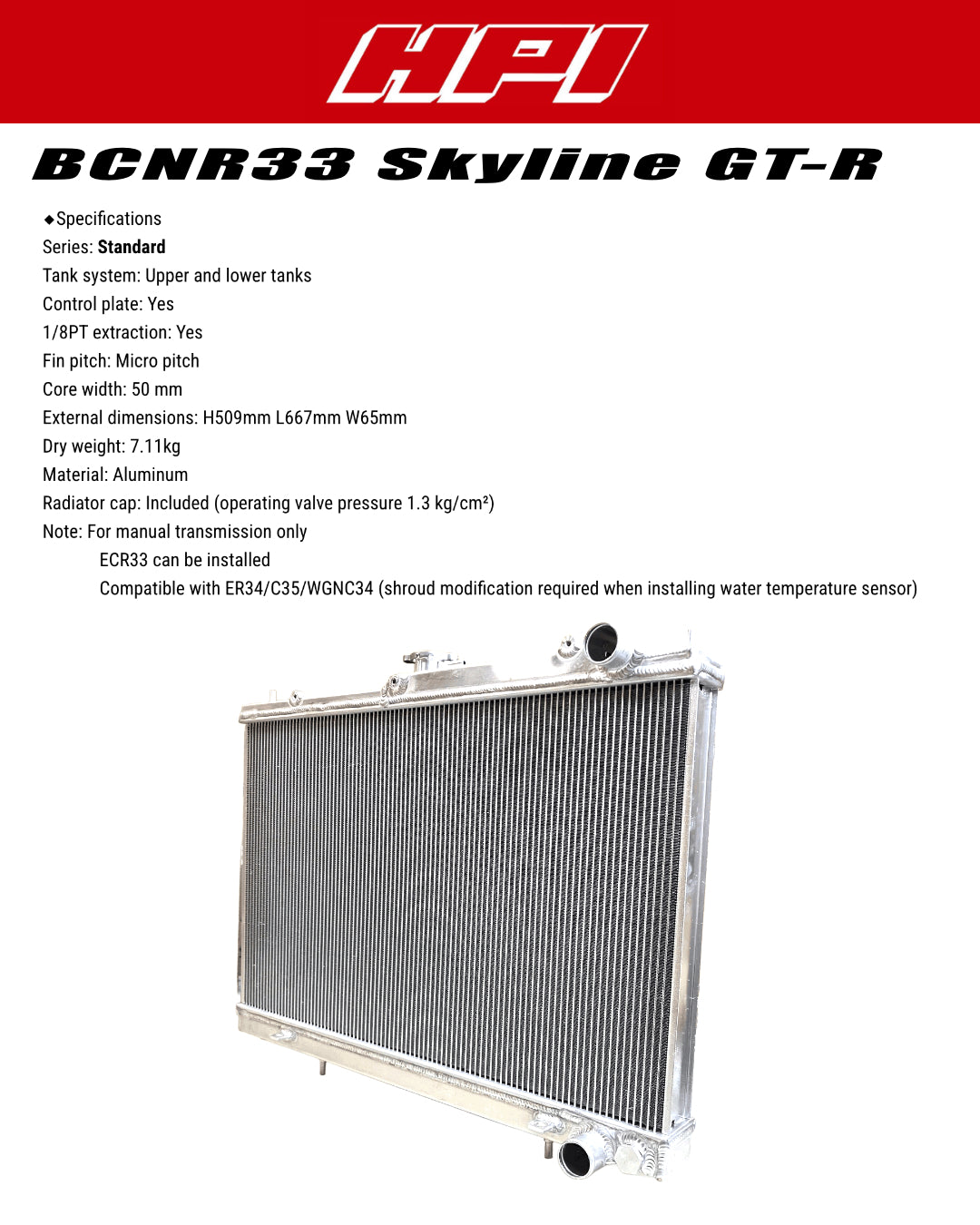 HPI Radiator Kit
