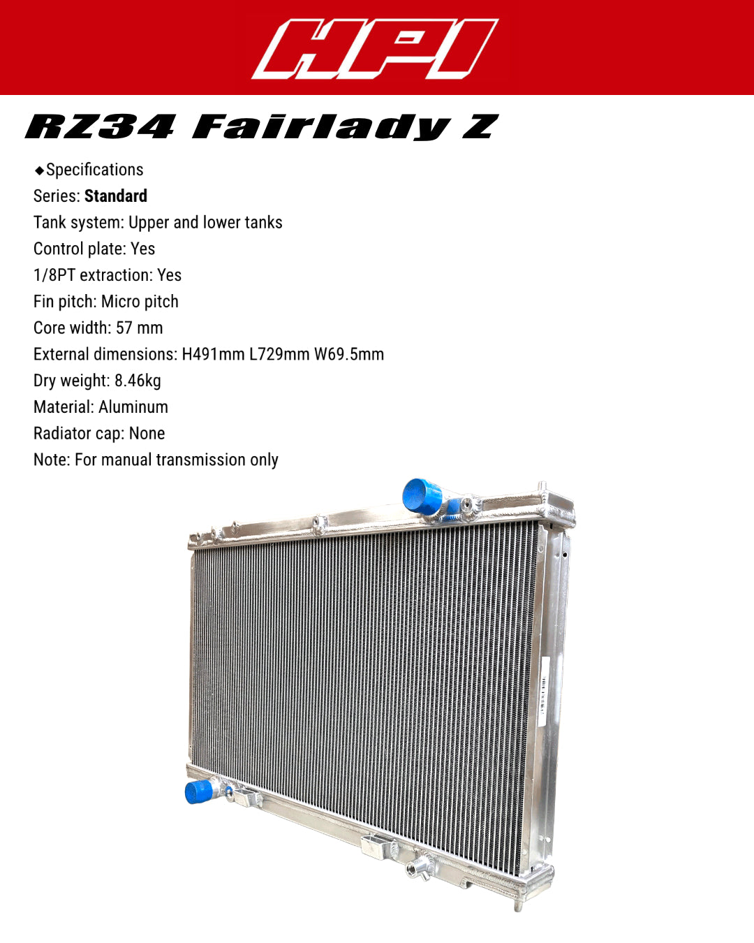 HPI Radiator Kit
