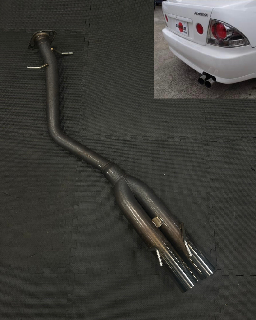 Straight-Pipe Dual Exhaust System for SXE/GXE10 Altezza