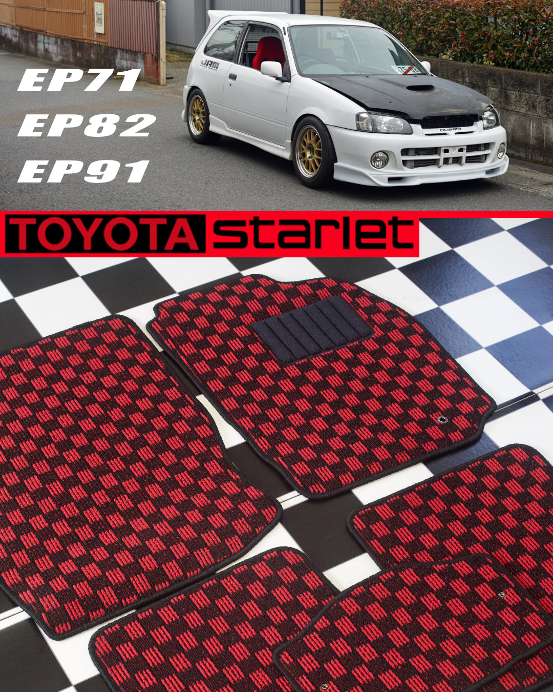5-Piece Mat Set - Toyota Starlet