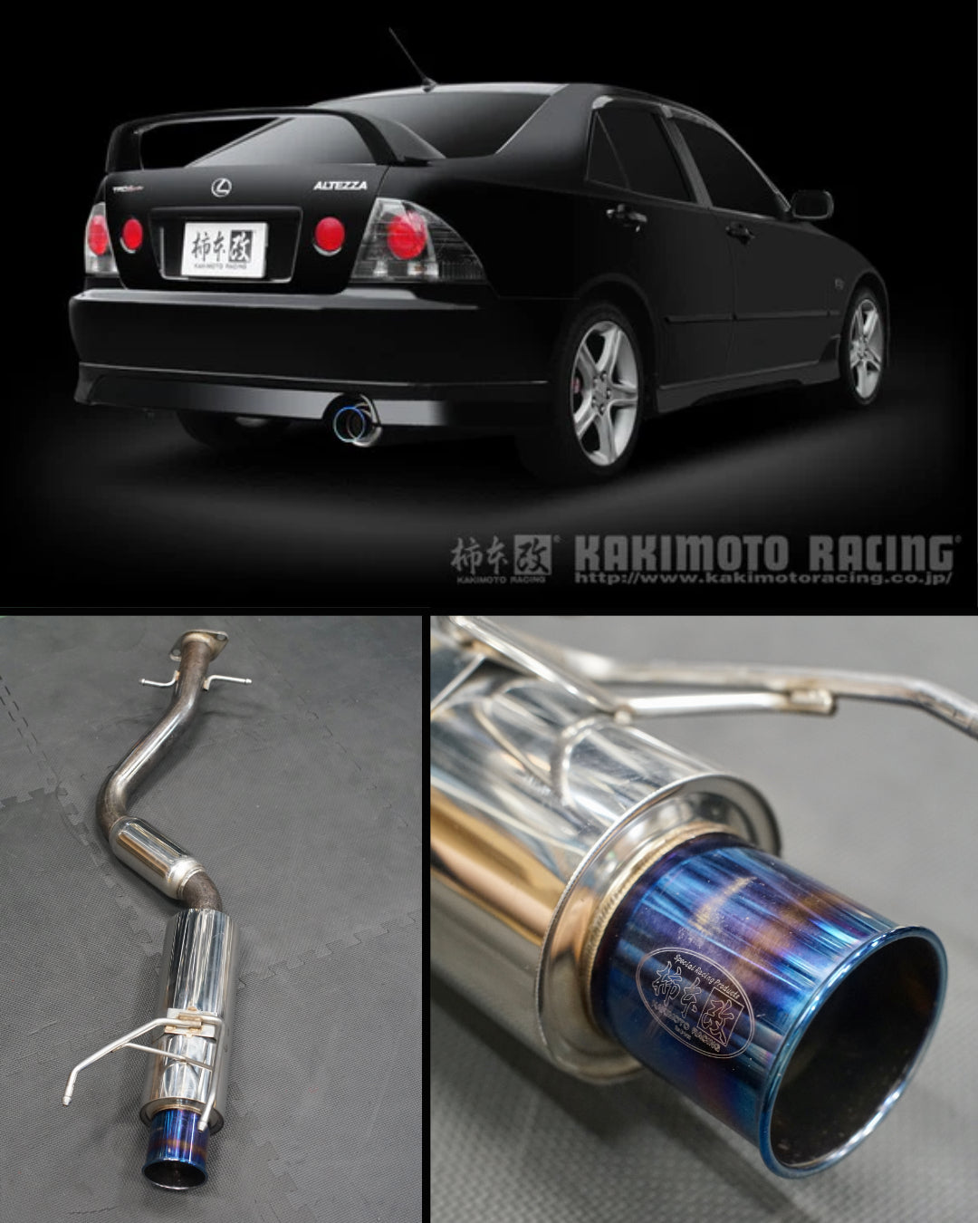 Altezza SXE10 Kakimoto Regu.06&R Exhaust
